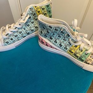 High-top Periodic Table sneakers